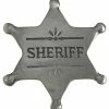 OutWest Shop Men's Old West Historic Replica Badge: Sheriff Star
