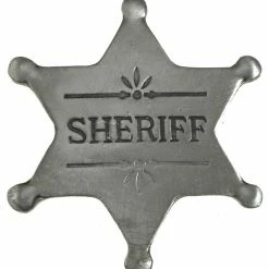 OutWest Shop Men's Old West Historic Replica Badge: Sheriff Star