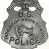 OutWest Shop Old West Historic Replica Badge: US Police Bureau Of Indian Affairs Men's