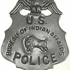OutWest Shop Old West Historic Replica Badge: US Police Bureau Of Indian Affairs Men's