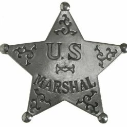 OutWest Shop Old West Historic Replica Badge: U.S. Marshal Star