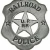 OutWest Shop Old West Historic Replica Badge: Railroad Police Shield