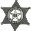 OutWest Shop Men's Old West Historic Replica Badge: Brothel Inspector Star