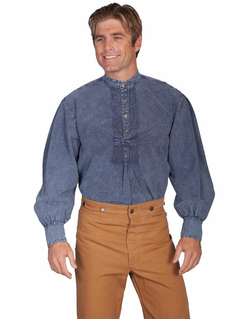 Scully Leather Company Men's Western Shirt Collection: Scully Rangewear Pullover, Band Collar 8 Scully Leather Company Men's Western Shirt Collection: Scully Rangewear Pullover, Band Collar