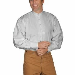 Scully Leather Company Men's Western Shirt Collection: Scully Rangewear Pullover, Band Collar