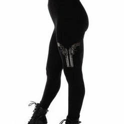 Liberty Wear Collection Leggings: Rhinestone Bang Bang Ladies'