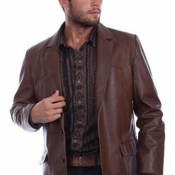 Scully Leather Company Men's Leather Jacket Collection: Scully Western Sportcoat Blazer 12 Scully Leather Company Men's Leather Jacket Collection: Scully Western Sportcoat Blazer