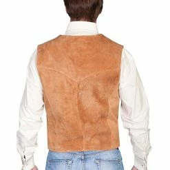 Scully Leather Company Men's Leather Vest Collection: Scully Western Suede
