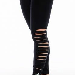 Liberty Wear Collection Leggings: Rhinestone Devilish Skull