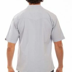 Scully Leather Company Men's Farthest Point Collection Shirt: Short Sleeve Sail Away