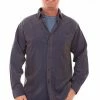 Scully Leather Company Men's Farthest Point Collection Shirt: Corduroy Blue