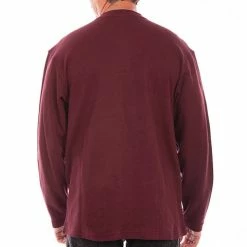 Scully Leather Company Men's Farthest Point Collection Shirt: Heather Rib Henley