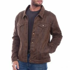 Scully Leather Company Men's Farthest Point Collection Jacket: Outdoor Jean Jacket