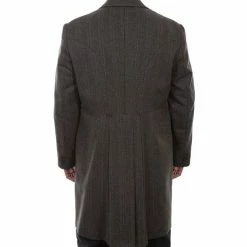 Scully Leather Company Men's Old West Collection Coat: Wahmaker Frock Black Stripe