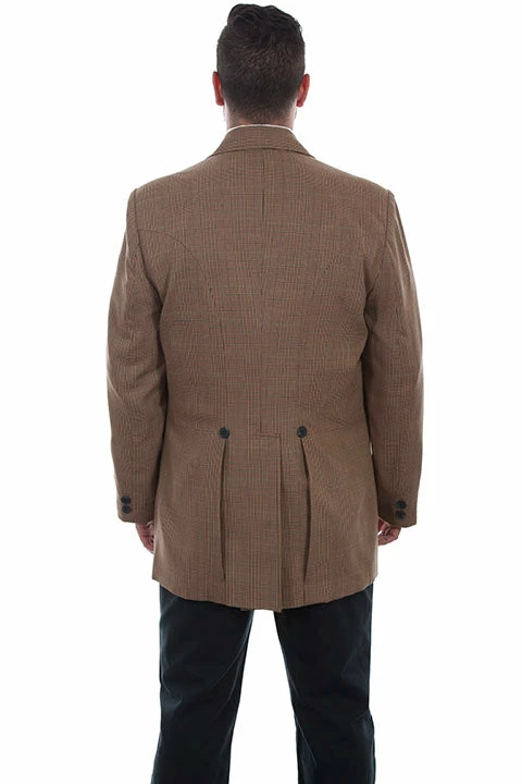 Scully Leather Company Men's Old West Collection Coat: Wahmaker Town Coat Tan 4 Scully Leather Company Men's Old West Collection Coat: Wahmaker Town Coat Tan