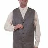 Scully Leather Company Men's Western Vest Collection: Wahmaker Executive Plaid