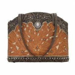 American West Handbags American West Handbag Annie's Secret Collection: Concealed Carry Leather Half Moon Tote Ladies'