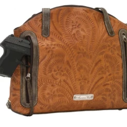 American West Handbags American West Handbag Annie's Secret Collection: Concealed Carry Leather Half Moon Tote Ladies'