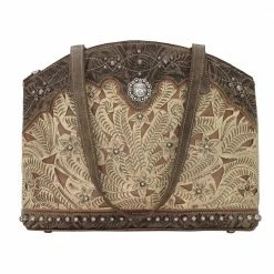 American West Handbags American West Handbag Annie's Secret Collection: Concealed Carry Leather Half Moon Tote Ladies'