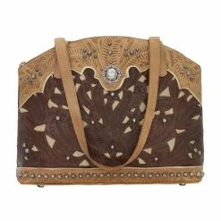 American West Handbags American West Handbag Annie's Secret Collection: Concealed Carry Leather Half Moon Tote Ladies'