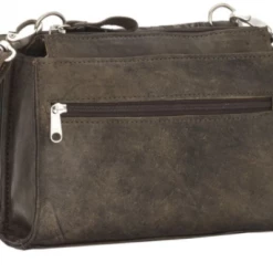 American West Handbags American West Handbag Texas Two Step Collection: Crossbody Wallet Combo Silver Tone