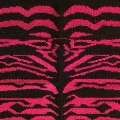 Action Saddle Blanket Zebra Print Bright Pink And Black