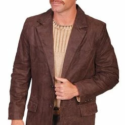 Scully Leather Company Men's Leather Jacket Collection: Scully Western Classic Sportcoat Blazer