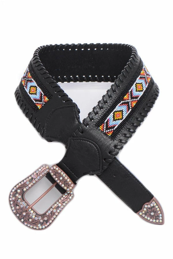 OutWest Shop Western Fashion Belt Accessory: Beaded Ladies' 3 OutWest Shop Western Fashion Belt Accessory: Beaded Ladies'