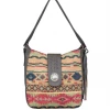 American West Handbags American West Handbag Southwest Tapestry Collection: Zip Top Hobo