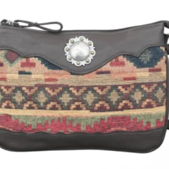 American West Handbags Ladies' American West Handbag Southwest Tapestry Collection: Multi-Compartment Crossbody