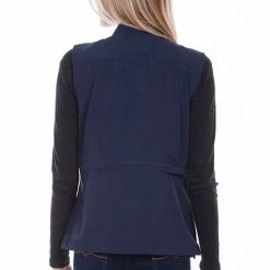 Scully Leather Company Women's Farthest Point Collection Vest: Outdoor Multi Pocket