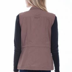 Scully Leather Company Women's Farthest Point Collection Vest: Outdoor Multi Pocket