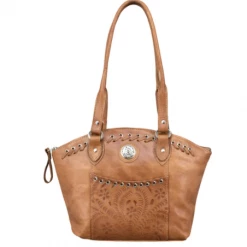 American West Handbags Ladies' American West Handbag Annie's Secret Collection: Zip Top Bucket Tote