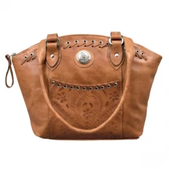 American West Handbags Ladies' American West Handbag Annie's Secret Collection: Zip Top Bucket Tote