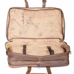 Scully Leather Company Scully 81st Aero Squadron Airborne Travel Collection: Large Duffel Bag Work Bags, Travel Bags, Luggage
