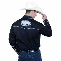 Rockmount Ranch Wear Men's Vintage Western Shirt Collection: Rockmount White Bison