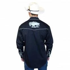 Rockmount Ranch Wear Men's Vintage Western Shirt Collection: Rockmount White Bison