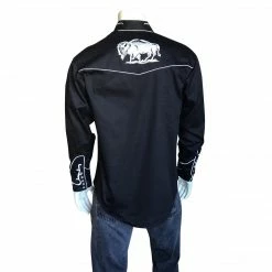 Rockmount Ranch Wear Men's Vintage Western Shirt Collection: Rockmount White Bison