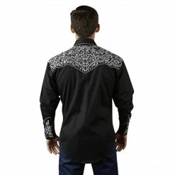 Rockmount Ranch Wear Men's Vintage Western Shirt Collection: Rockmount Tooling Embroidery