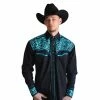 Rockmount Ranch Wear Men's Vintage Western Shirt Collection: Rockmount Tooling Embroidery