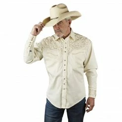 Rockmount Ranch Wear Men's Vintage Western Shirt Collection: Rockmount Tooling Embroidery