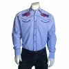 Rockmount Ranch Wear Men's Vintage Western Shirt Collection: Rockmount American Bison Chambray