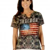 Liberty Wear Collection Tops: Freedom Camo 2 Liberty Wear Collection Tops: Freedom Camo
