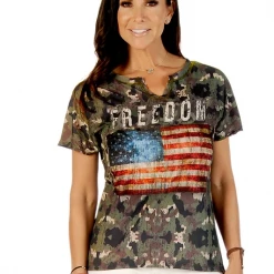 Liberty Wear Collection Tops: Freedom Camo
