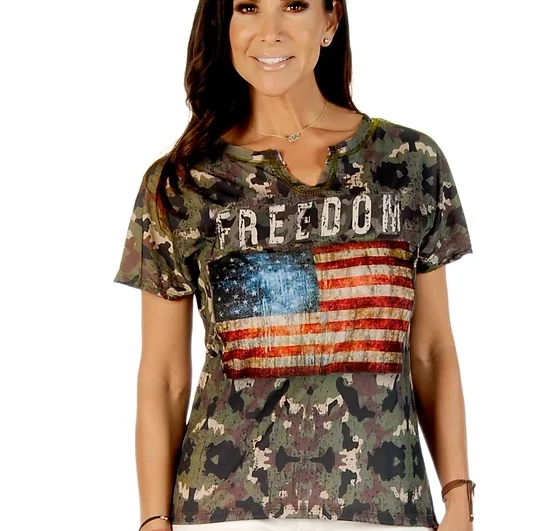 Liberty Wear Collection Tops: Freedom Camo 3 Liberty Wear Collection Tops: Freedom Camo