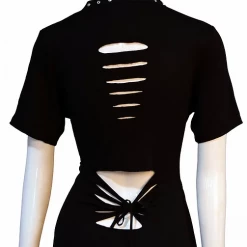 Ladies' Liberty Wear Collection Tops: Splatter Bike Slit Tee