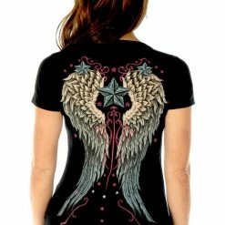 Liberty Wear Collection Tops: Stars & Wings Ladies'