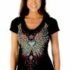 Liberty Wear Collection Tops: Stars & Wings Ladies'
