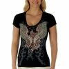 Liberty Wear Collection Tops: Guns & Wings Ladies'
