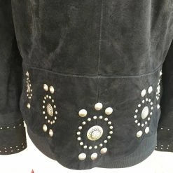 Scully Leather Company Ladies' Women's Leather Jacket Collection Suede: Scully Western Studs And Conchos